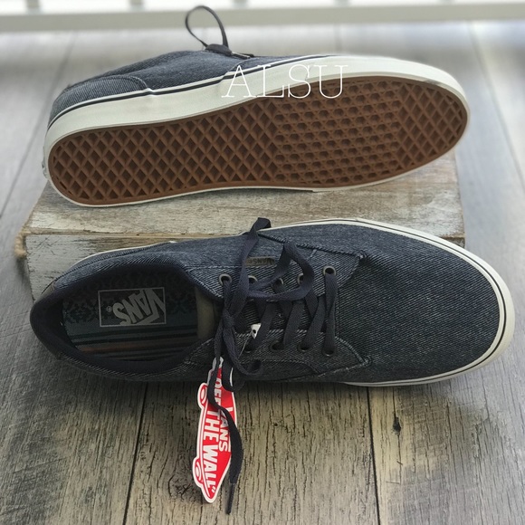 NWT VANS WinstonWashed Twill Navy Men’s AUTHENTIC - Picture 6 of 8
